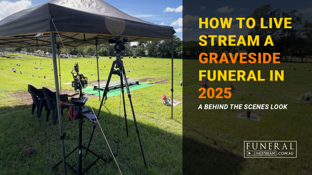 How to Live Stream a Funeral from a Graveside. 2 How to live stream a graveside funeral